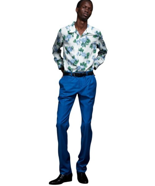 GalaabenD(ガラアーベント)の「80's Custom Straight Slacks カスタムストレートスラックス(スラックス・メンズ・ブルー/ホワイト・48/46)」の8枚目の写真