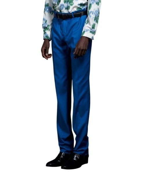 GalaabenD(ガラアーベント)の「80's Custom Straight Slacks カスタムストレートスラックス(スラックス・メンズ・ブルー/ホワイト・48/46)」の9枚目の写真