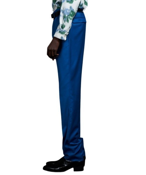 GalaabenD(ガラアーベント)の「80's Custom Straight Slacks カスタムストレートスラックス(スラックス・メンズ・ブルー/ホワイト・48/46)」の10枚目の写真
