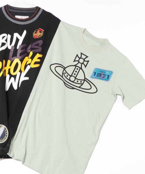 【Vivienne Westwood】BUY LESS CHOOSE WELL TRINITY Tシャツ BUY LESS CHOOSE WELL TRINITY T-SHIRT（Tシャツ/カットソー