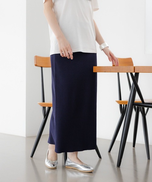 Elura（エルーラ）の「サラサラタッチナロースカート＜低身長サイズあり＞/321511（スカート・レディース・ダークブラウン/ブラック/ネイビー・MEDIUM/LARGE/FREE(S)）」の10枚目の写真