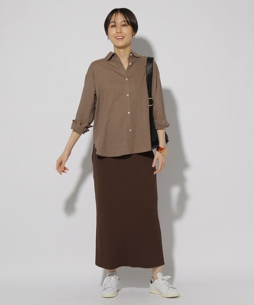 Elura（エルーラ）の「サラサラタッチナロースカート＜低身長サイズあり＞/321511（スカート・レディース・ダークブラウン/ブラック/ネイビー・MEDIUM/LARGE/FREE(S)）」の17枚目の写真