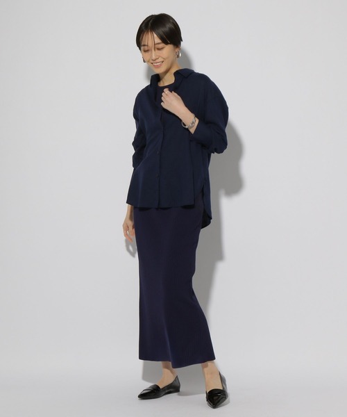 Elura（エルーラ）の「サラサラタッチナロースカート＜低身長サイズあり＞/321511（スカート・レディース・ダークブラウン/ブラック/ネイビー・MEDIUM/LARGE/FREE(S)）」の19枚目の写真