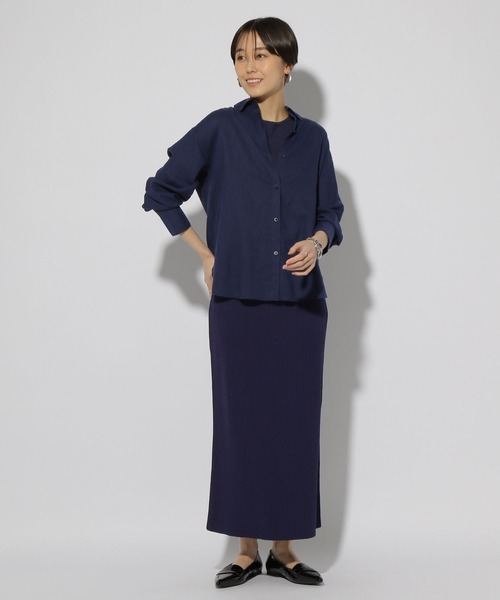 Elura（エルーラ）の「サラサラタッチナロースカート＜低身長サイズあり＞/321511（スカート・レディース・ダークブラウン/ブラック/ネイビー・MEDIUM/LARGE/FREE(S)）」の20枚目の写真