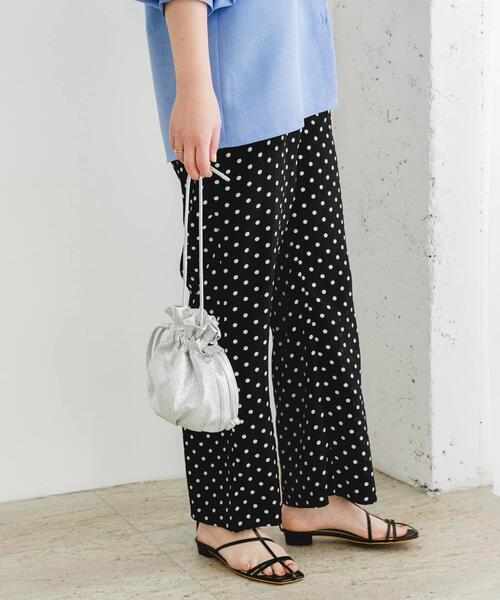 F by ROSSO（エフバイロッソ）の「F by ROSSO　ドットプリントパンツ（その他パンツ・レディース・ブラック・36/38）」の8枚目の写真