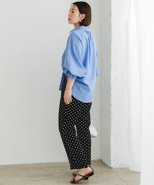 F by ROSSO（エフバイロッソ）の「F by ROSSO　ドットプリントパンツ（その他パンツ・レディース・ブラック・36/38）」の12枚目の写真