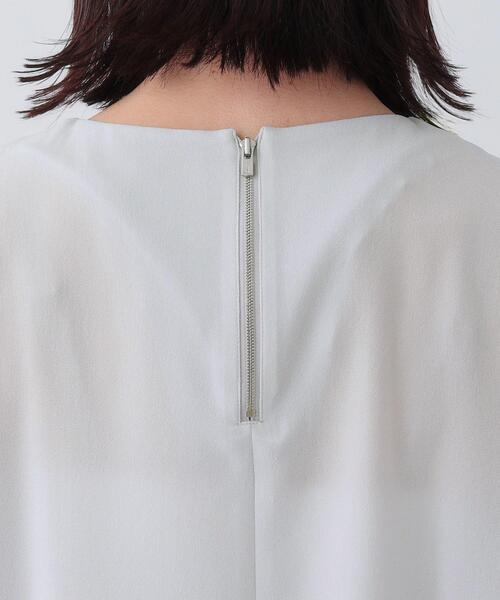 INDIVI（インディヴィ）の「【日本製／トリアセテート混】アシメライン