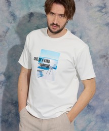HIDEAWAYS NICOLE | アラカルトプリントクルーネック半袖Tシャツ(Tシャツ/カットソー)