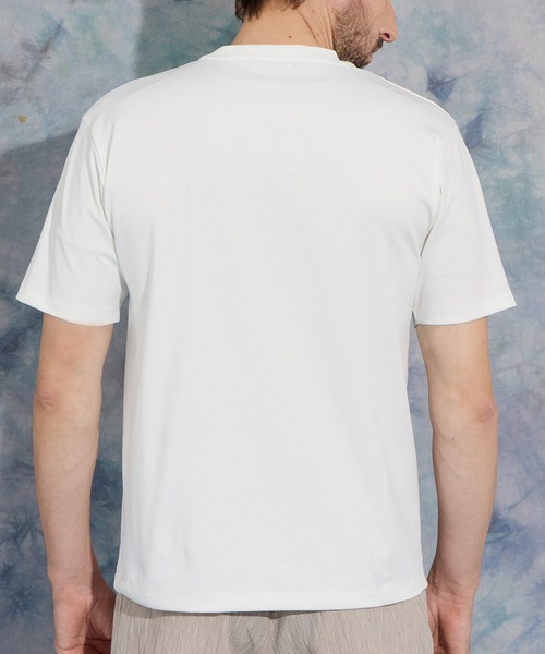 HIDEAWAYS NICOLE(ハイダウェイニコル)の「アラカルトプリントクルーネック半袖Tシャツ(Tシャツ/カットソー・メンズ・ブラック/オフホワイト/ミント・MEDIUM/LARGE/X-LARGE)」の13枚目の写真