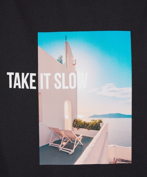 HIDEAWAYS NICOLE(ハイダウェイニコル)の「アラカルトプリントクルーネック半袖Tシャツ(Tシャツ/カットソー・メンズ・ブラック/オフホワイト/ミント・MEDIUM/LARGE/X-LARGE)」の8枚目の写真