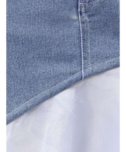 EATME(イートミー)の「アシンメトリーマーメイドデニムスカート(デニムスカート・レディース・ブラック/ブルー/ライトブルー・SMALL/MEDIUM)」の7枚目の写真