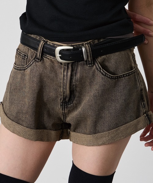 美品 d.i.a ダメージ加工バックル付きショートパンツ y2k ギャル 美品 d.i.a ダメージ加工バックル付きショートパンツ y2k ギャル