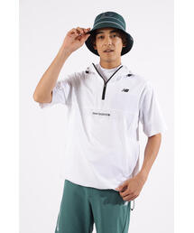 【new balance golf】撥水 防風 ハーフジップ プルオーバー フーディー (MENS)