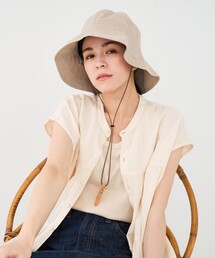 collex（コレックス）の「【Nine Tailor/ナインテーラー】 Canna Hat リネンハット（ハット）」