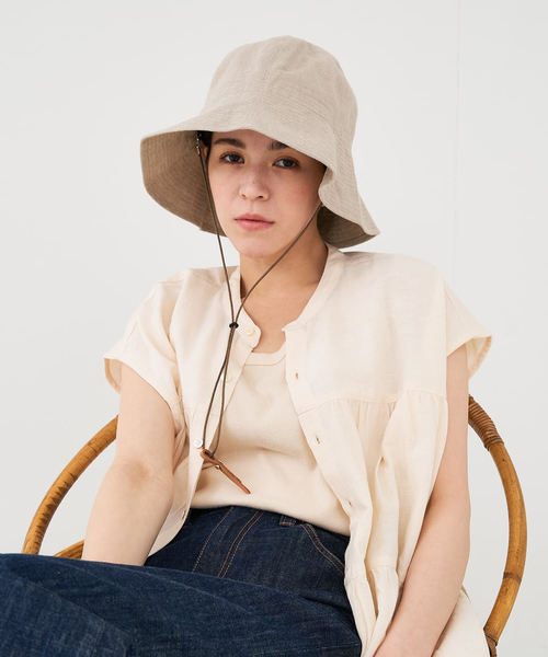 Nine Tailor/ナインテーラー】 Canna Hat リネンハット（ハット