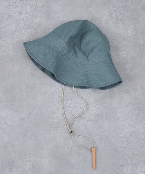Nine Tailor(ナインテイラー)の「【Nine Tailor/ナインテーラー】 Canna Hat リネンハット(ハット・レディース・チャコールグレー/ベージュ/ラベンダー/モスグリーン/ブラック・フリー)」の17枚目の写真