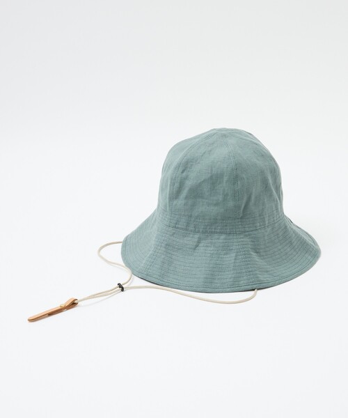 Nine Tailor(ナインテイラー)の「【Nine Tailor/ナインテーラー】 Canna Hat リネンハット(ハット・レディース・チャコールグレー/ベージュ/ラベンダー/モスグリーン/ブラック・フリー)」の18枚目の写真