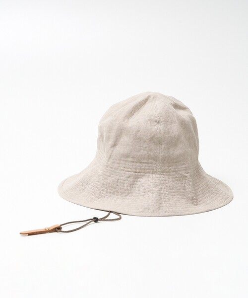 Nine Tailor(ナインテイラー)の「【Nine Tailor/ナインテーラー】 Canna Hat リネンハット(ハット・レディース・チャコールグレー/ベージュ/ラベンダー/モスグリーン/ブラック・フリー)」の20枚目の写真