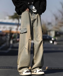 aimoha（アイモハ）の「カーゴワイドデニムパンツ（デニムパンツ）」