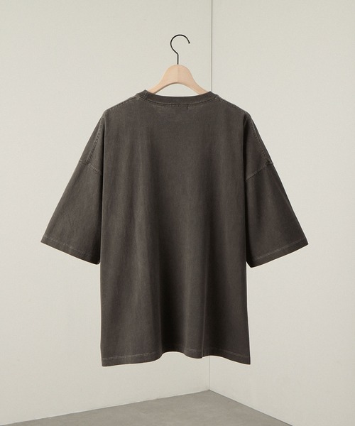 Alfred Alex(アルフレッドアレックス)の「【Alfred Alex】ヴィンテージ加工ピグメントロゴパッチTシャツ(Tシャツ/カットソー・メンズ・グレイッシュブルー/ブラック/ワイン/ダークブラウン/ブラック系/ブルー系・M/L)」の19枚目の写真