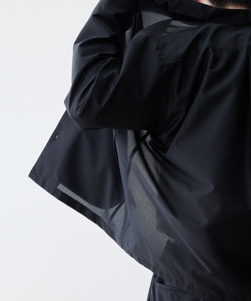 ACT/アクト】超軽量 オーバーサイズ シアー バンドカラーシャツ / 速乾