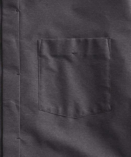 ACT/アクト】超軽量 オーバーサイズ シアー バンドカラーシャツ / 速乾