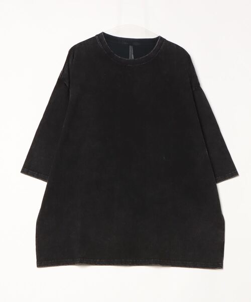 COMMON WARE(コモンウェアー)の「COMMONWARE:16/- CTN CHEMICAL WASH TEE S/S(Tシャツ/カットソー・メンズ・ネイビー/ブラック・S/M/L/XL)」の5枚目の写真