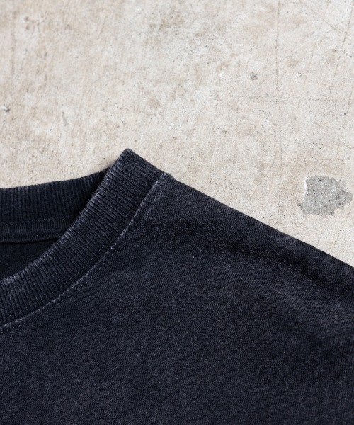 COMMON WARE(コモンウェアー)の「COMMONWARE:16/- CTN CHEMICAL WASH TEE S/S(Tシャツ/カットソー・メンズ・ネイビー/ブラック・S/M/L/XL)」の12枚目の写真