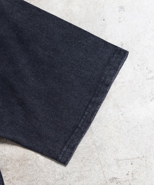 COMMON WARE(コモンウェアー)の「COMMONWARE:16/- CTN CHEMICAL WASH TEE S/S(Tシャツ/カットソー・メンズ・ネイビー/ブラック・S/M/L/XL)」の10枚目の写真