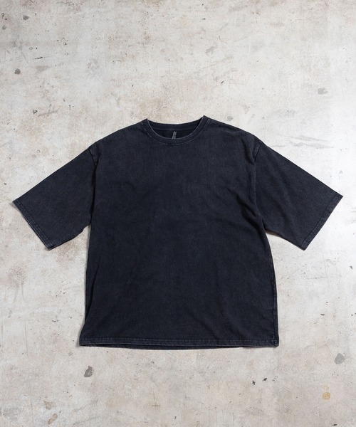 COMMON WARE(コモンウェアー)の「COMMONWARE:16/- CTN CHEMICAL WASH TEE S/S(Tシャツ/カットソー・メンズ・ネイビー/ブラック・S/M/L/XL)」の21枚目の写真