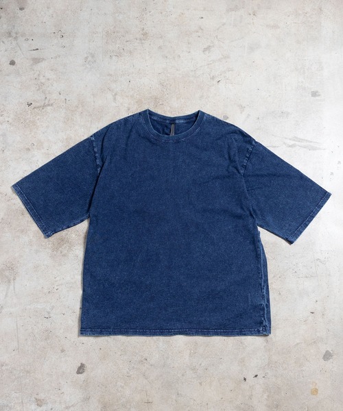 COMMON WARE(コモンウェアー)の「COMMONWARE:16/- CTN CHEMICAL WASH TEE S/S(Tシャツ/カットソー・メンズ・ネイビー/ブラック・S/M/L/XL)」の22枚目の写真