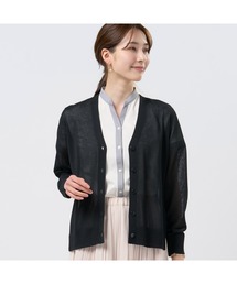 カーディガン 「ZOZO限定」サイドスリット七分袖ルーズカーディガン レディース サイドスリット」に該当するレディースのカーディガン/ボレロ