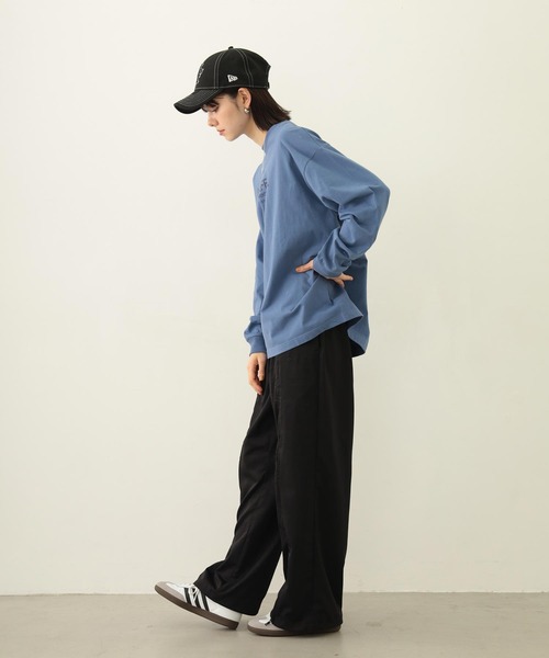 MILKFED.（ミルクフェド）の「STENCIL LOGO WIDE L/S TEE（Tシャツ/カットソー・レディース・ブルー/ブラック/ホワイト・M/L）」の10枚目の写真