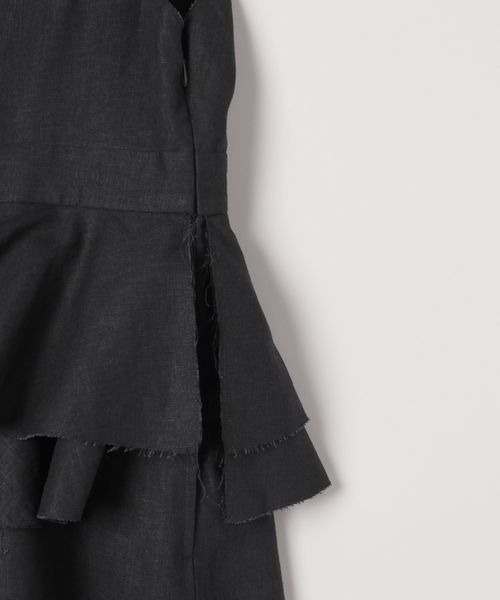 JEANASIS（ジーナシス）の「ペプラムオールインワン/490858（つなぎ/オールインワン・レディース・ブラウン/ブラック/アイボリー・MEDIUM/SMALL）」の10枚目の写真