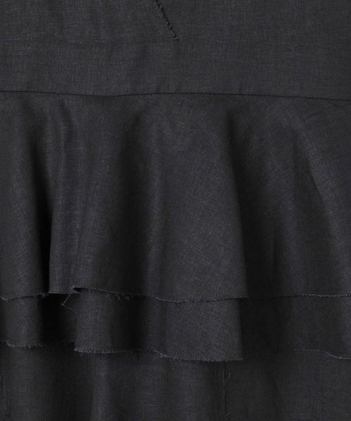 JEANASIS（ジーナシス）の「ペプラムオールインワン/490858（つなぎ/オールインワン・レディース・ブラウン/ブラック/アイボリー・MEDIUM/SMALL）」の7枚目の写真