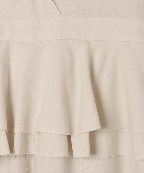 JEANASIS（ジーナシス）の「ペプラムオールインワン/490858（つなぎ/オールインワン・レディース・ブラウン/ブラック/アイボリー・MEDIUM/SMALL）」の5枚目の写真