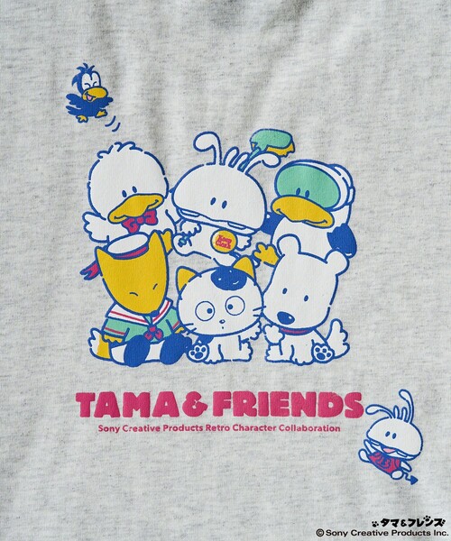 レトロ　タマ＆フレンズ　Tシャツ セール】限定展開 別注 タマ＆フレンズ レトロ キャラクターズ