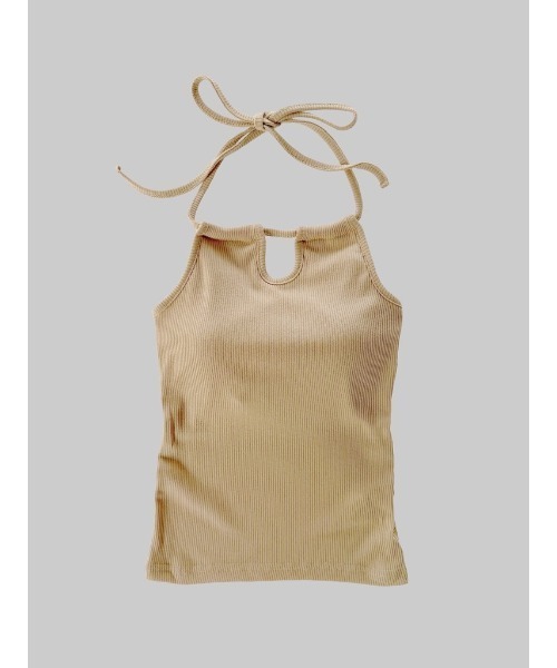 Didot.showroom（ディドット ショールーム）の「スクエアホルターカップキャミソール（キャミソール・レディース・アイボリー/ブラック/スカイブルー/イエロー・FREE）」の10枚目の写真