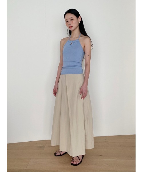 Didot.showroom（ディドット ショールーム）の「スクエアホルターカップキャミソール（キャミソール・レディース・アイボリー/ブラック/スカイブルー/イエロー・FREE）」の18枚目の写真