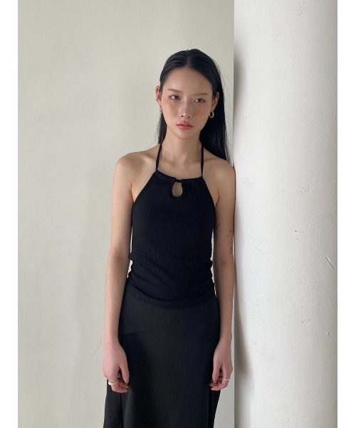 Didot.showroom（ディドット ショールーム）の「スクエアホルターカップキャミソール（キャミソール・レディース・アイボリー/ブラック/スカイブルー/イエロー・FREE）」の14枚目の写真