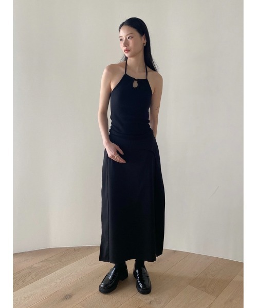 Didot.showroom（ディドット ショールーム）の「スクエアホルターカップキャミソール（キャミソール・レディース・アイボリー/ブラック/スカイブルー/イエロー・FREE）」の15枚目の写真