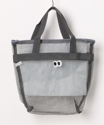 Jelly moo（ジェリームー）の「【 Jelly moo / ジェリームー 】 ポップメッシュ ファスナー付き トラベルハンドバッグ（ハンドバッグ・キッズ）」