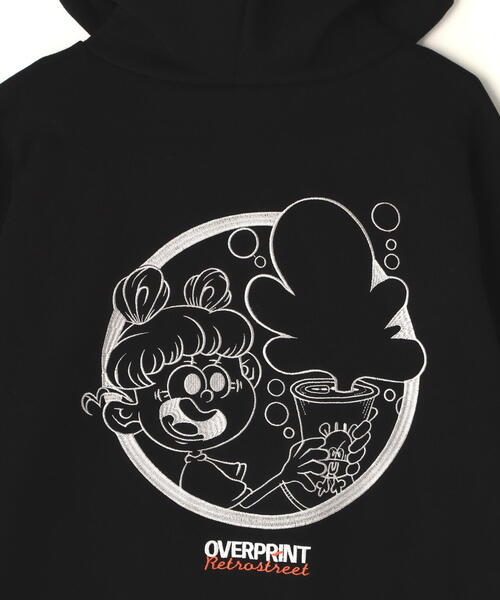 overprint/オーバープリント/DRINK HOODIE（パーカー）｜over