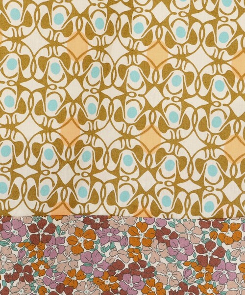 BACCA(バッカ)の「サマーリバティ コットンフレアスカート(スカート・レディース・ベージュ系その他/ブルー系その他・36)」の10枚目の写真