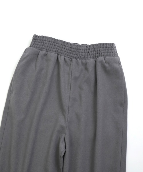 D.M.G.（ドミンゴ）の「[D.M.G / ディーエムジー] ウールライクツイル プルオントラウザー（その他パンツ・レディース・ライトグレー/アイボリー/ブラック・S/M）」の9枚目の写真