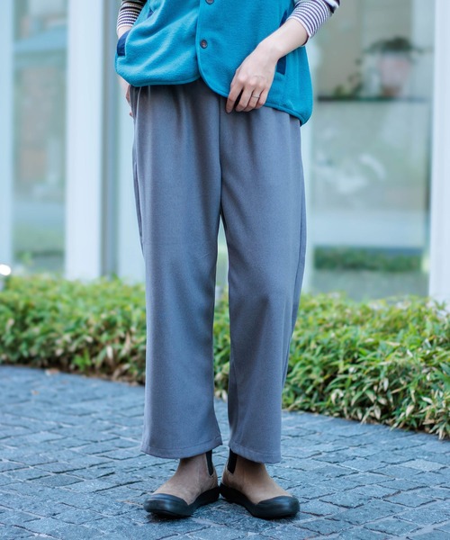 D.M.G.（ドミンゴ）の「[D.M.G / ディーエムジー] ウールライクツイル プルオントラウザー（その他パンツ・レディース・ライトグレー/アイボリー/ブラック・S/M）」の22枚目の写真