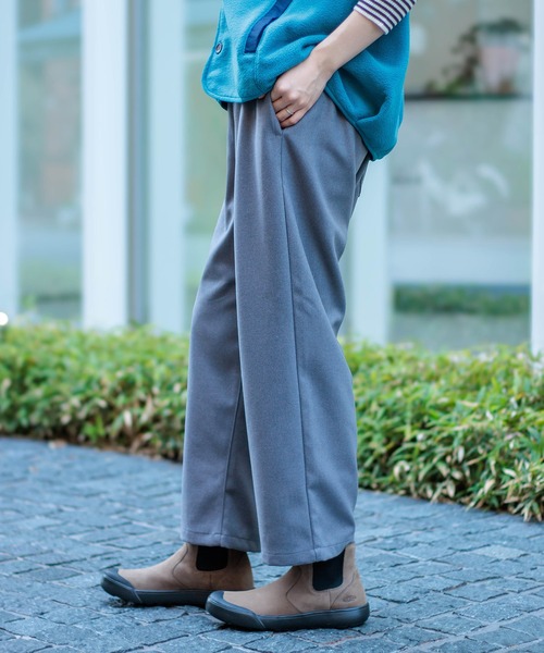 D.M.G.（ドミンゴ）の「[D.M.G / ディーエムジー] ウールライクツイル プルオントラウザー（その他パンツ・レディース・ライトグレー/アイボリー/ブラック・S/M）」の4枚目の写真