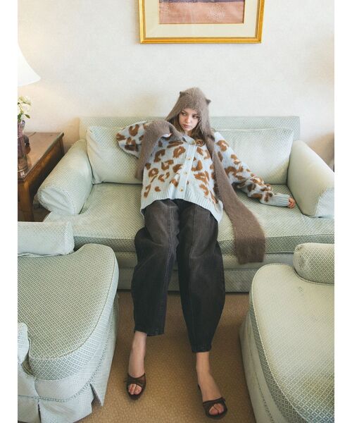 CALNAMUR（カルナムール）の「ローズモチーフルフパデニムパンツ（デニムパンツ・レディース・ブラック/ライトブルー・MEDIUM/SMALL）」の21枚目の写真