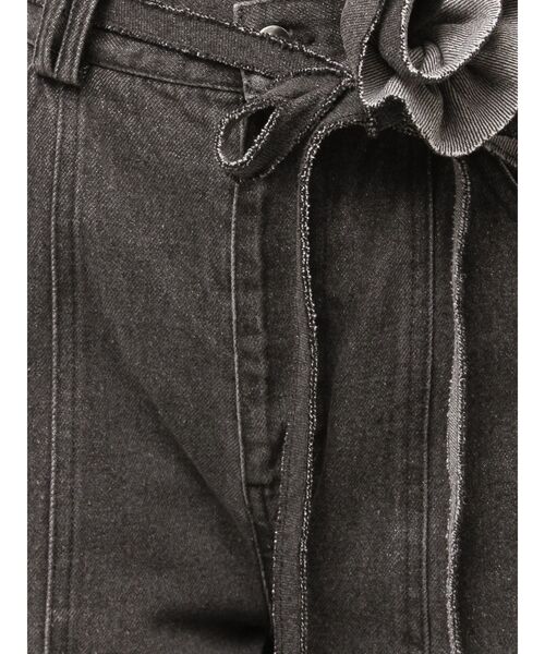 CALNAMUR（カルナムール）の「ローズモチーフルフパデニムパンツ（デニムパンツ・レディース・ブラック/ライトブルー・MEDIUM/SMALL）」の14枚目の写真