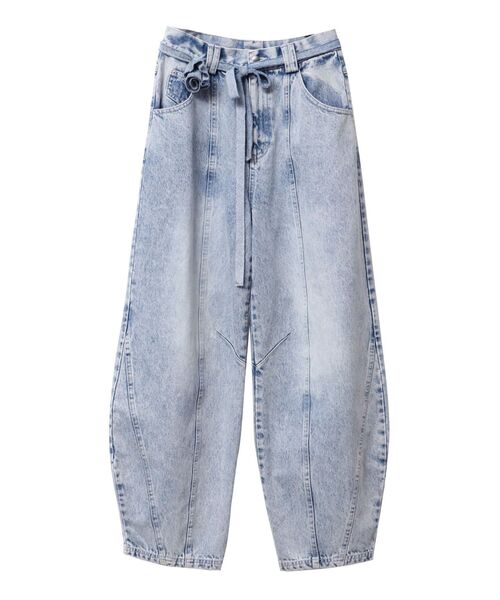 CALNAMUR（カルナムール）の「ローズモチーフルフパデニムパンツ（デニムパンツ・レディース・ブラック/ライトブルー・MEDIUM/SMALL）」の17枚目の写真